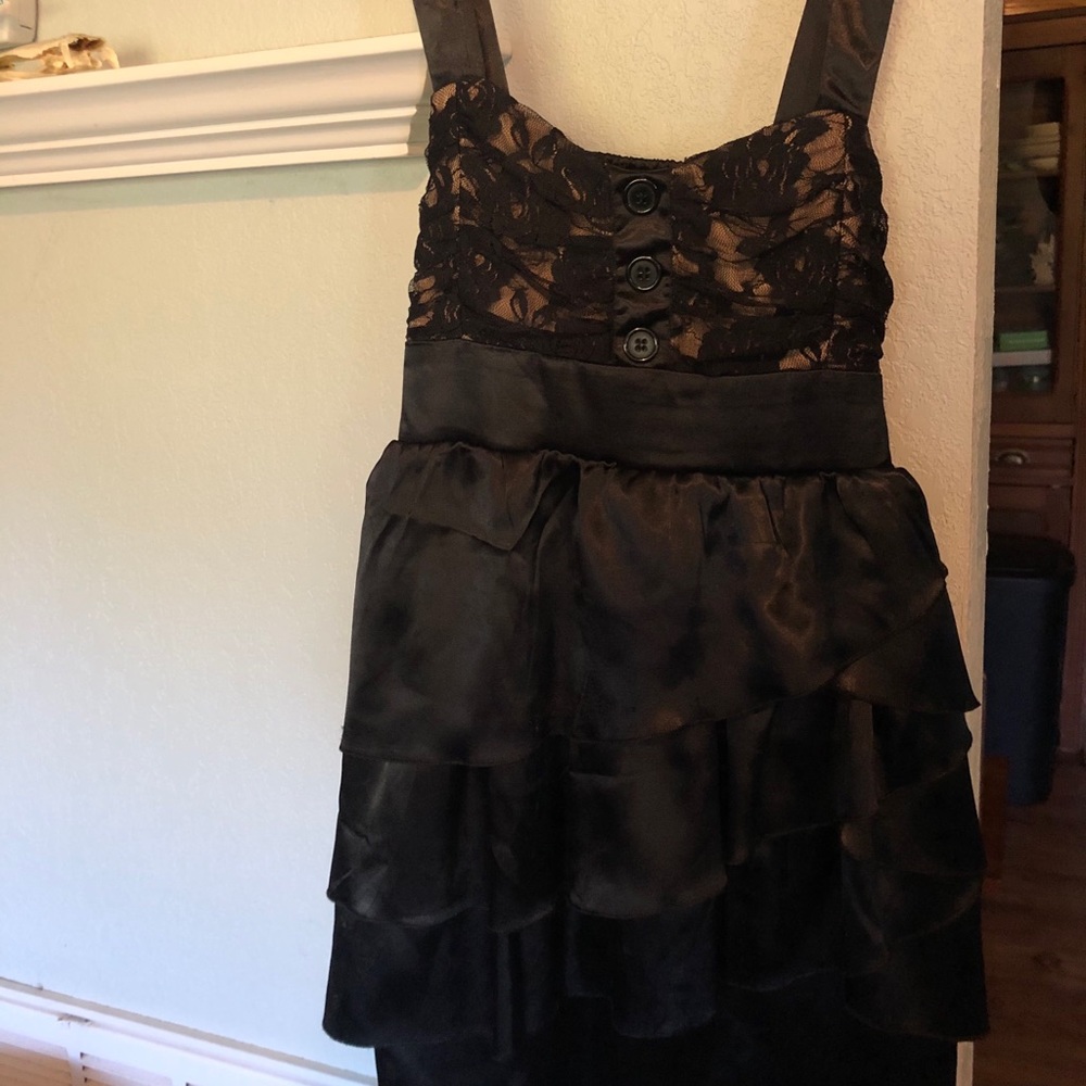 Black cocktail dress- size L